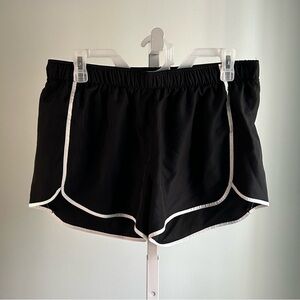 Hanes Sport Black Athletic Shorts
